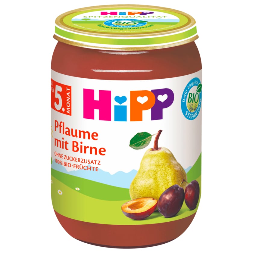 Hipp Bio Pflaume mit Birne 190g